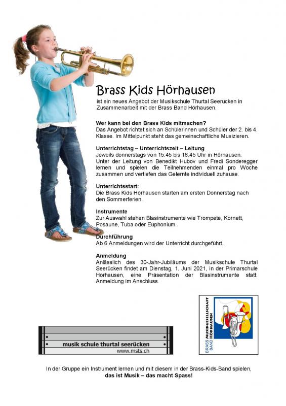 Flyer Brass Kids Hörhausen