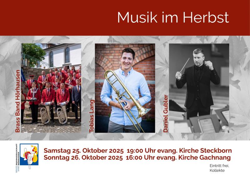 Flyer Musik im Herbst 2025